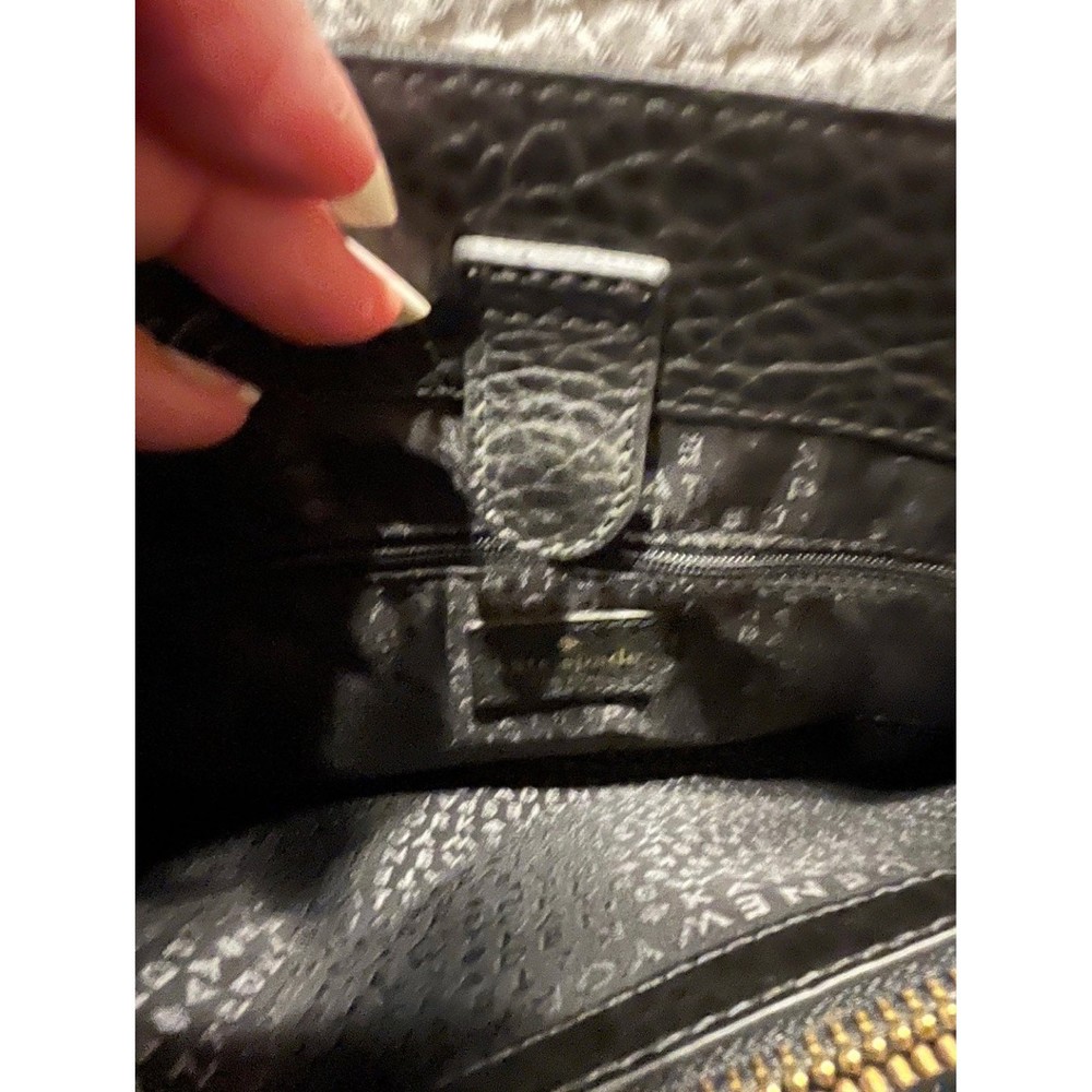 Kate Spade purse black with beautiful diamond design and in excellent condition - Picture 12 of 13